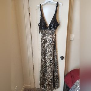 Leopard Evening Gown